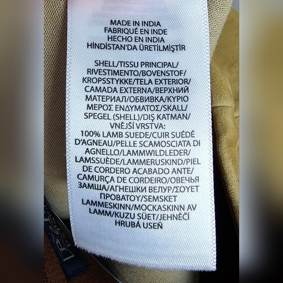 POLO by Ralph Lauren 100% Lambskin Suede Legging | BEIGE | XXS | NWT!!! - Picture 14 of 16